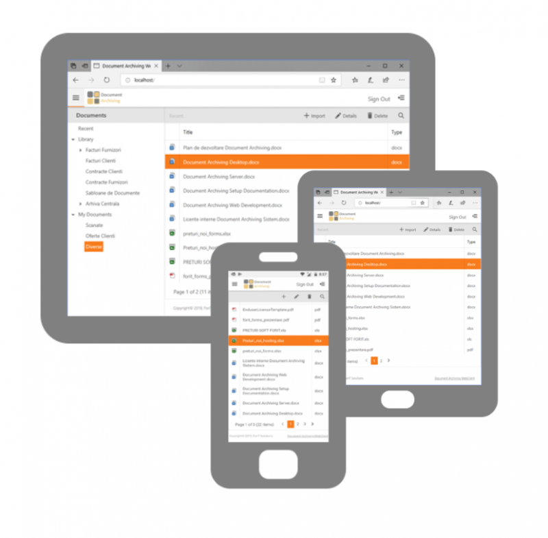 Document Arhiving Web
